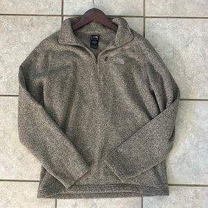 North Face half zip sweatshirt